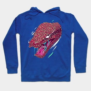 snake head illustration Hoodie